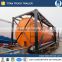 HCL chemical liquids Tank Container with plastic-lined