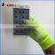 BSSAFETY china supplier polyester knit touch screen safety glove