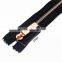 New Fashion Custom Ross Gold Metal Zipper For Garments