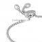 stainless steel monica bracelet sapphire diamond adjustable bracelet