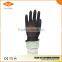 natural latex black industrial rubber gloves