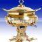 brass plated handmade chafing dish | 2015 metal made chafing dish | cooper plated chafing dish