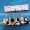 plastic dog animal shape faux fur toy keychain