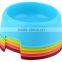 Plastic Candy Color Pet Cat Dog Puppy Rabbit Animal Practical Food Water Bowl