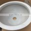 Customized high quality Aluminum bowls with hole in bottom center,large alumimum bowls