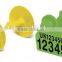 Small RFID Animal Ear Tag 13.56MHz ISO11784 Customized Logo