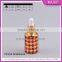 12ml round shaped uv gel red colored glass bottles with child proof dropper