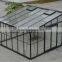 New style deluxe agricultural backyard homely glass greenhouse with aluminium frame HX97226WG
