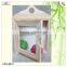 house shaped clear window wood key storage box
