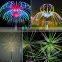 High quality high simulation new year colorful led firework tree light artificial plant outdoor