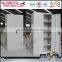 5 tiers design white comic book storage cabinet