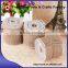 Natural Decorative Jute Hessian Burlap Ribbon With Pearl Wholesale