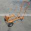 cheap wooden flat cart platform hand trolley industrial hand truck