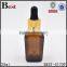 new 2017 essential oil 15ml 30ml glass dropper bottle empty amber square shape 30ml glass dropper bottle