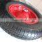 4.00-8 Inch Solid Lowest Price Garden Rubber Wheel for Wheelbarrow