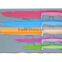 non-stick kitchen knife set in PVC pile coating tray gift box