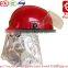 2016 New design RED RMK-LB Korean Fire Proof Fire Resistant Fire Fighting Helmet for Firefighter