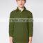 100% cotton custom long sleeve golf tee plain shirts men polo t-shirt
