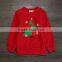 Winter christmas tree embroidery fleeces jackets for boys children cloth for Christmas day