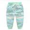 Colorful boys knit cotton stretch pants and trousers for running