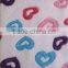 custom design beautiful printing jacquard coral fleece fabric