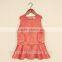 Faux leather children winter frocks for girls kids frozen dress