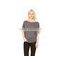Bella+Canvas Women's Flowy Circle Top - 65% poly 35% viscose, has a wide neckline, short dolman sleeves and comes with your logo