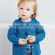 2018 little girls plain button down design cheap cardigan sweater for children