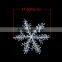 Wholesale White PVC Party Decoration Christmas Snowflake For Tree