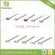 Wholesale 1.8mm Colorful Round Diamond Stainless Steel Nose Ring