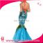 adult ladies mermaid cosplay costume christmas party dress women halloween bra and long skirt mermaid fancy dress