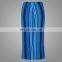 Back zip fastening hot sexy open side split stripe long maxi skirt women's high waisted elegant long fitted maxi skirt