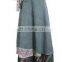 Indian Vintage Silk Sari double layered and reversible wrap-skirt Magic Around skirts dress beach Women wear Wraparound