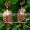 Copper jewelry earrrings manufacturer, Copper chandelier jhumka jewellery exporter