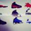 air jordan sneaker 3d keychains, running shoe key ring, mini running shoe keychain
