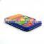 Decorative flat rectangular cards tin cans with hinged factory