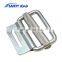 2" white Zinc Plated Adjustable Sliding Buckle