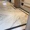 Stunning Italy White Marble Slab Big Size Marble Tiles Bookmatch Marble Tiles Interior Floor tiles Wall Tiles