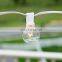 Outdoor lights G40 Globe Light String Incandescent Bulbs with white wire 25Ft 25bulbs