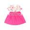Girl Stripe Flower Twirl Dress Baby Frock Design Pictures Kids Summer Clothes 2019