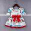 2020 autumn childrens girls christmas print dress