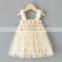 2020 summer new Korean children's clothing girls suspender skirt pure color embroidery sequined mesh skirt princess tutu skirt