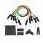 Wholesale Custom Exercise Sports 11 PCS Tube Resistance Bands Set