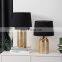 New fancy hotel bedroom decoration gold base lamp luxury modern ceramic table lamp