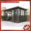 Prefabricated glass house,sun room,sun house,aluminium structure house,super durable!