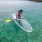 100% clear paddle board crystal SUP paddle board transparent stand up paddle board see through paddle board