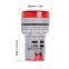 22mm AC 60-500V LED Digital Display Voltage Meter Indicator Signal Lamp Gauge Volt Voltmeter Lights Tester Combo