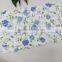 Soft floor plastic carpet bule rose printed mat