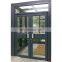 Hurricane proof aluminum double swing fire door price double glazed front doors