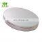 Custom Oval Shape Silver Cardboard Chocolate Gift Box Clear Window Homemade Craft Luxury Packaging Sweet Box